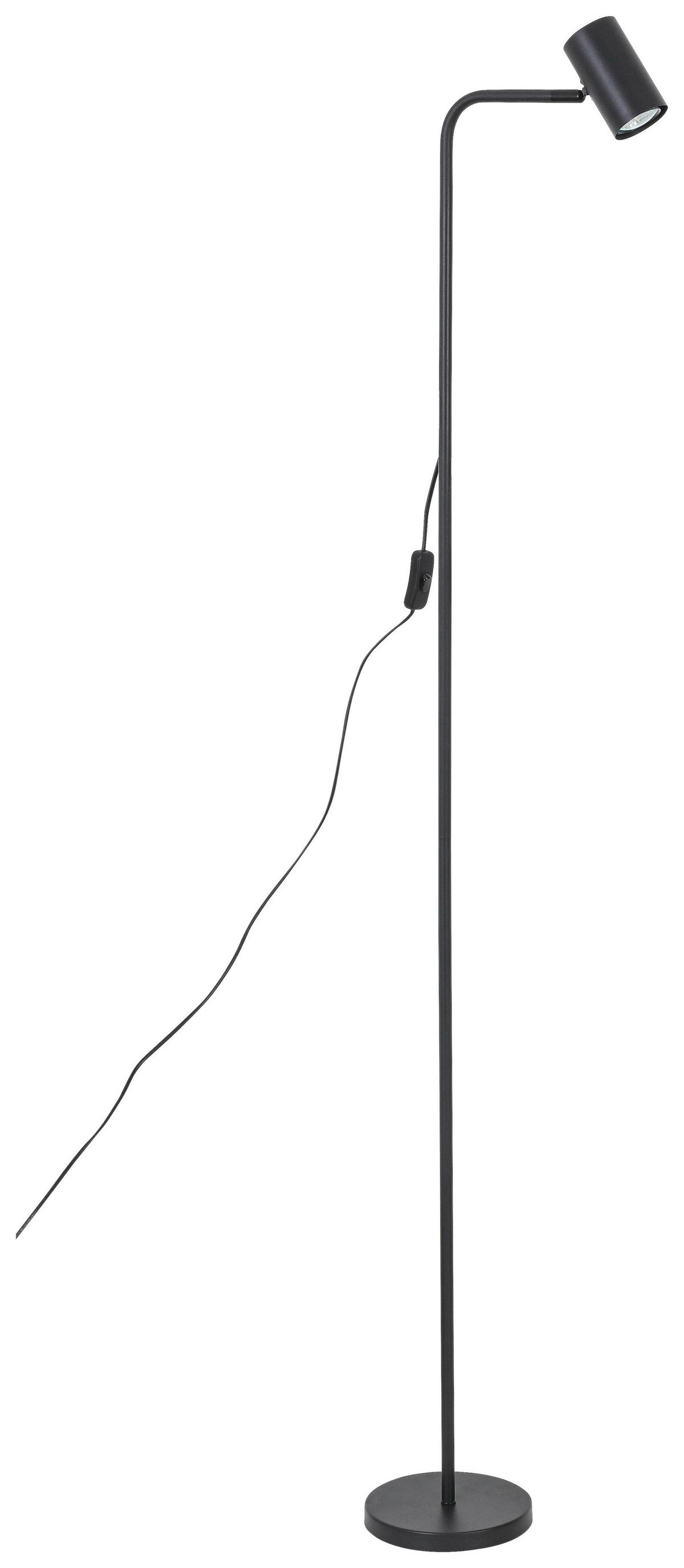 STOJACIA LAMPA NEUZOP - čierna, Modern, kov/plast (18/35,5/154,5cm) - Mömax