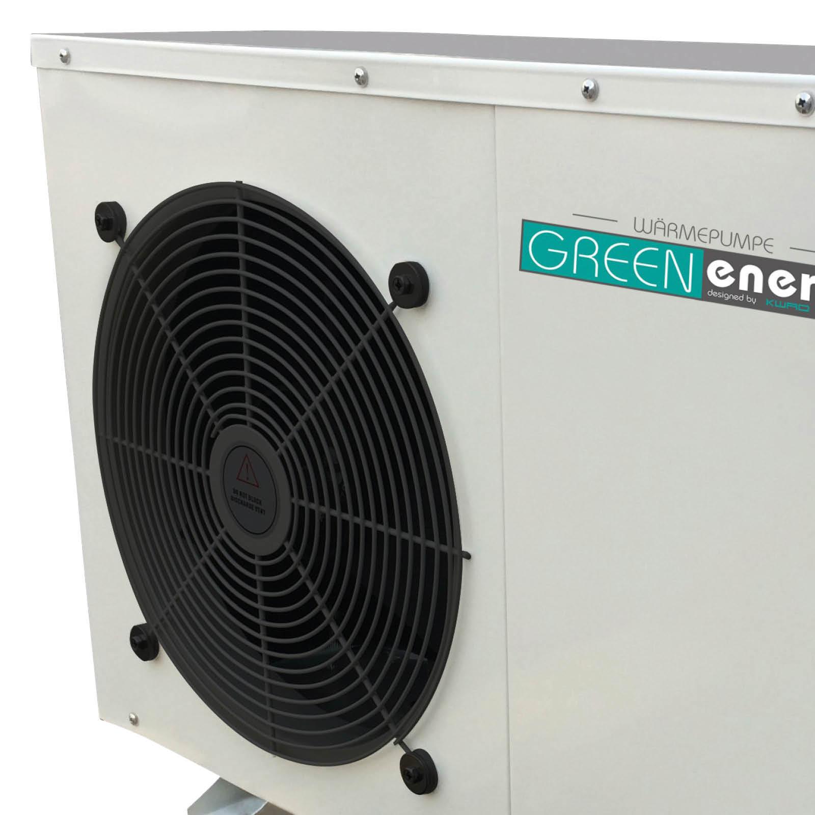 Wärmepumpe Pool Green Energy 5 5,5 Kw für 18 M³ Pools - Weiß, KONVENTIONELL, Kunststoff/Metall (75/29/50cm)
