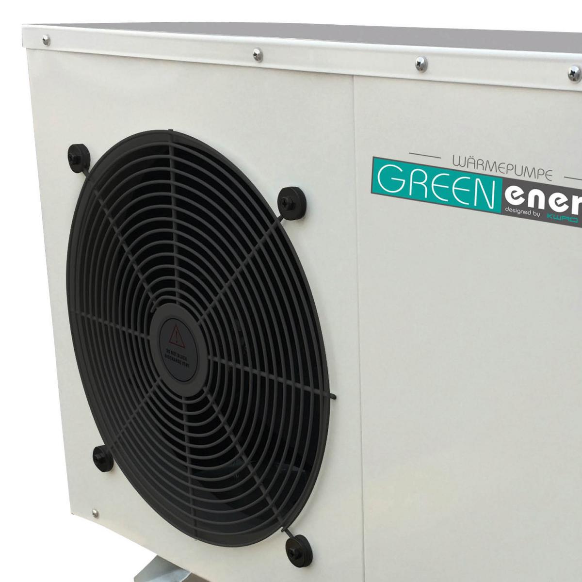 Wärmepumpe Pool Green Energy 5 5,5 Kw für 18 M³ Pools - Weiß, KONVENTIONELL, Kunststoff/Metall (75/29/50cm)