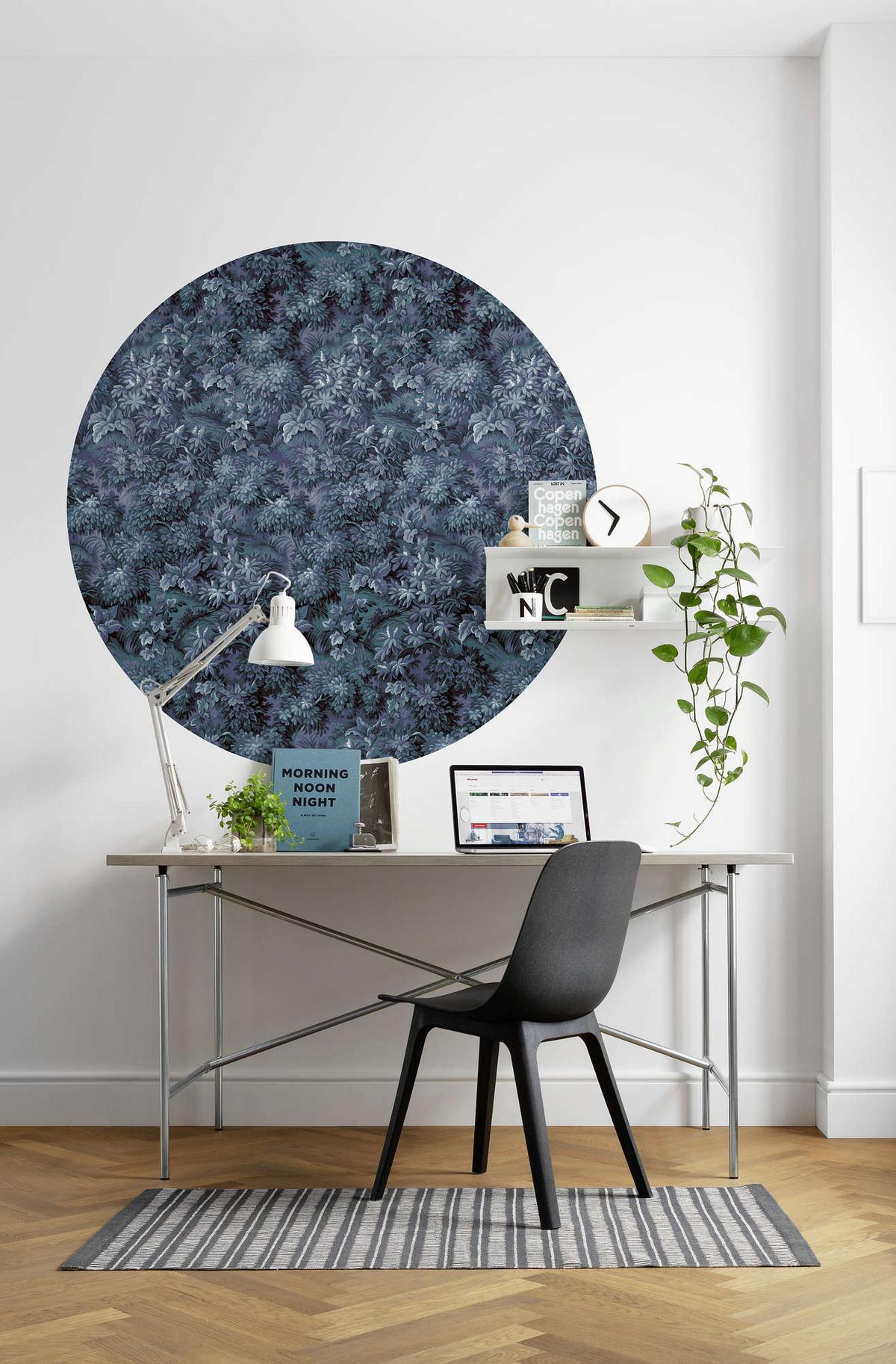 Fototapete D1-038 Azul - Blau/Weiß, Trend (125cm)