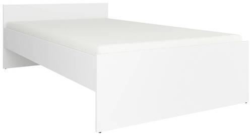 Bett Nepo Plus - Weiß, MODERN, Holz/Holzwerkstoff (120/200cm) - MID.YOU