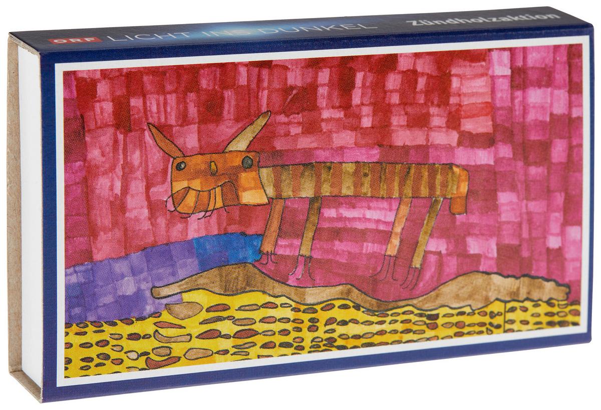 Anzünder 59024 "licht Ins Dunkel" - Blau/Multicolor, KONVENTIONELL, Holz/Papier (11/6,5/2cm)