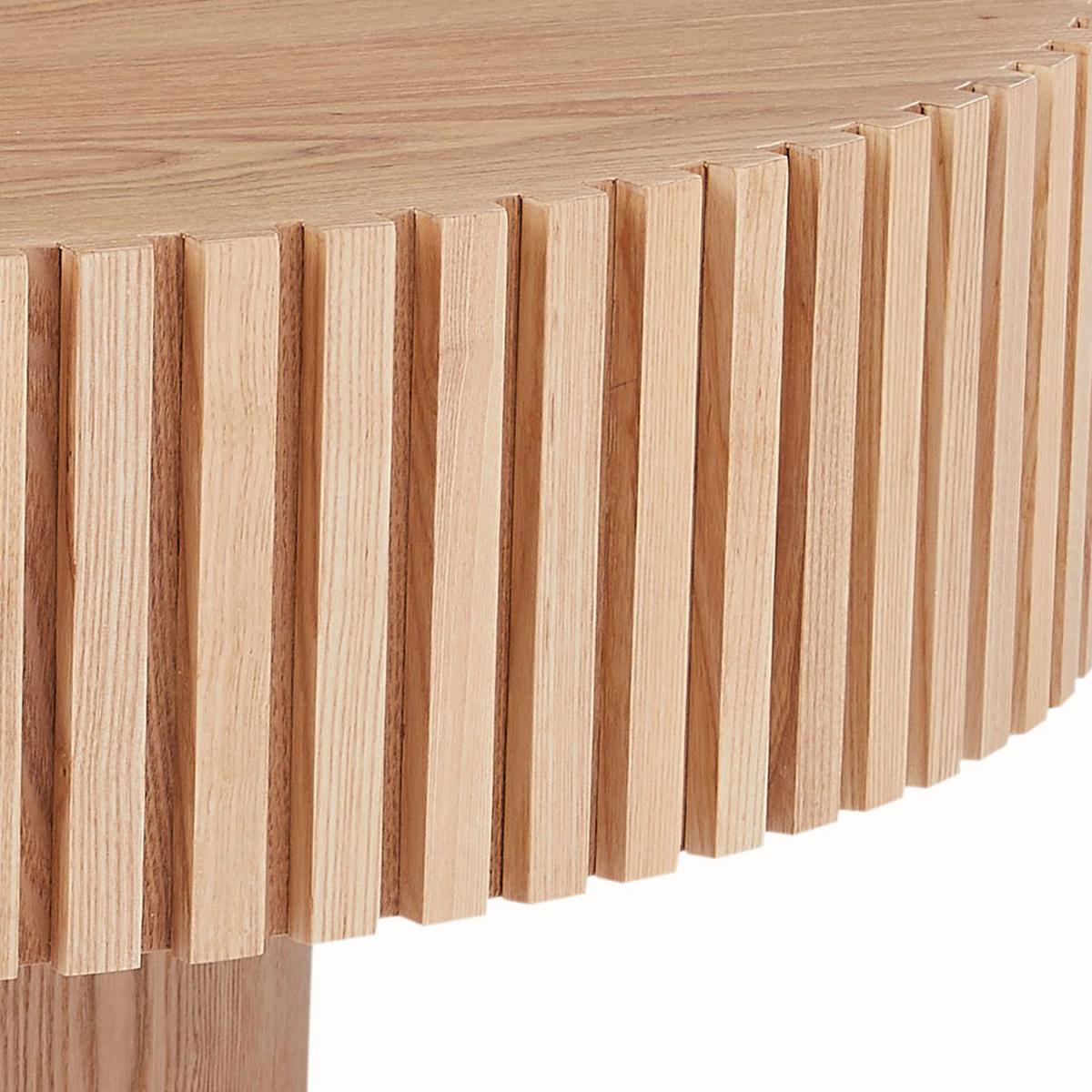 Couchtisch Naturfarben D: 80 Cm - Naturfarben, MODERN, Holzwerkstoff (80/80/34cm) - Livetastic