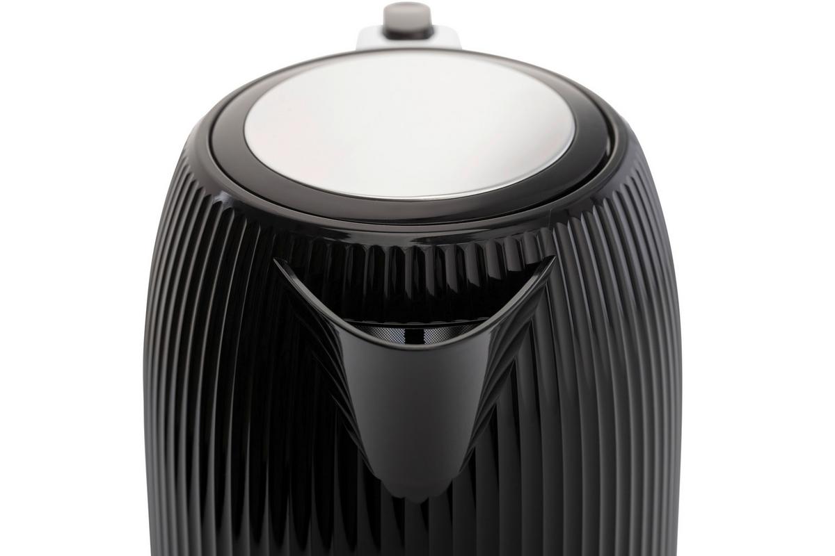 Wasserkocher, 1850-2200w K17dpb - Schwarz, Basics, Kunststoff/Metall (21,6/24,2/15,7cm)