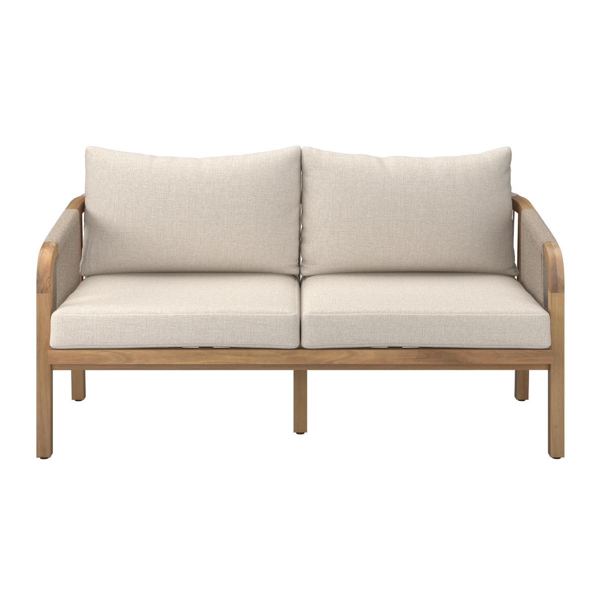 Loungegarnitur Talinn - Akaziefarben, MODERN, Holz (100/65/36cm) - Beldano