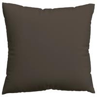 Kissenhülle Knitted Jersey - Dunkelbraun, Basics, Textil (40/40cm) - Schlafgut