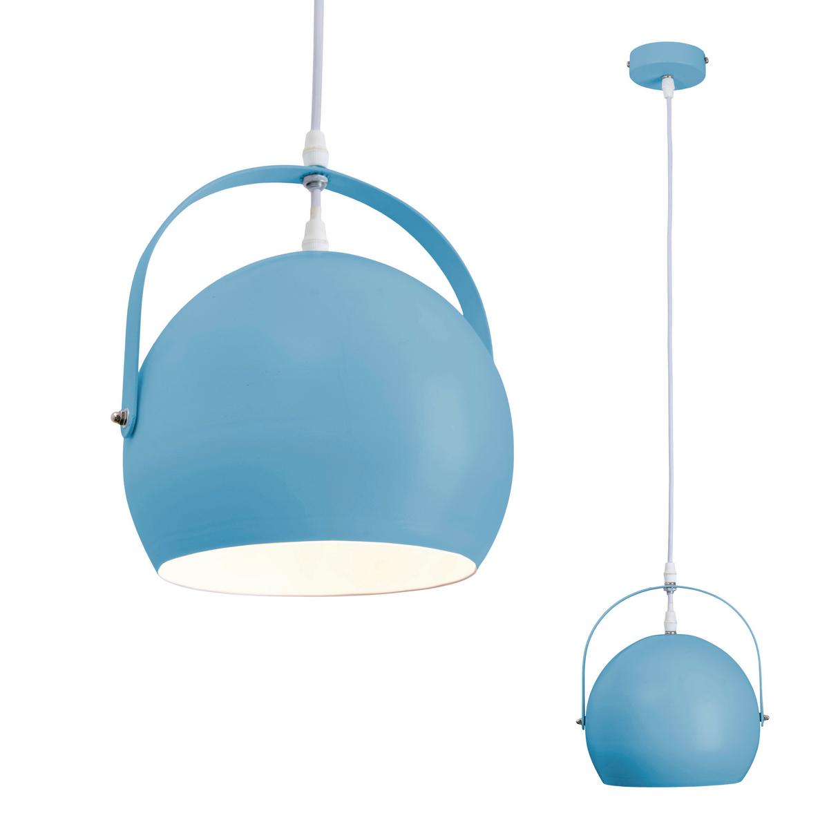 Pendelleuchte Colorado - Blau, Basics, Metall (25/132cm) - Näve