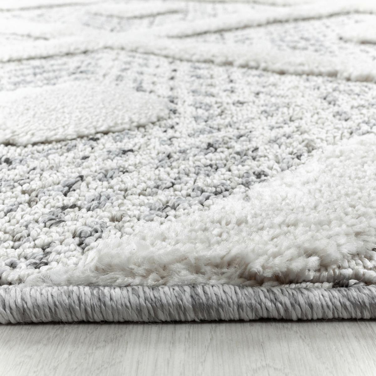 Tkaný koberec 160x230cm, šedá - šedá, Konvenční, textil (160/230cm)