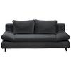 Schlafsofa Sunny Schwarz B: 212 Cm - Schwarz, KONVENTIONELL, Textil (212/88/101cm) - MID.YOU