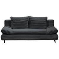 Schlafsofa Sunny Schwarz B: 212 Cm - Schwarz, KONVENTIONELL, Textil (212/88/101cm) - MID.YOU