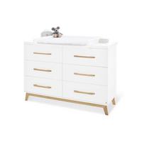 Wickelkommode 133415x Riva - Weiß, Design, Holz (140/78/105cm) - Pinolino