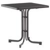Gartentisch Klappbar Holzwerkstoff/Metall L 70 cm - Grau, MODERN, Holzwerkstoff/Metall (70/70/72cm) - Sieger