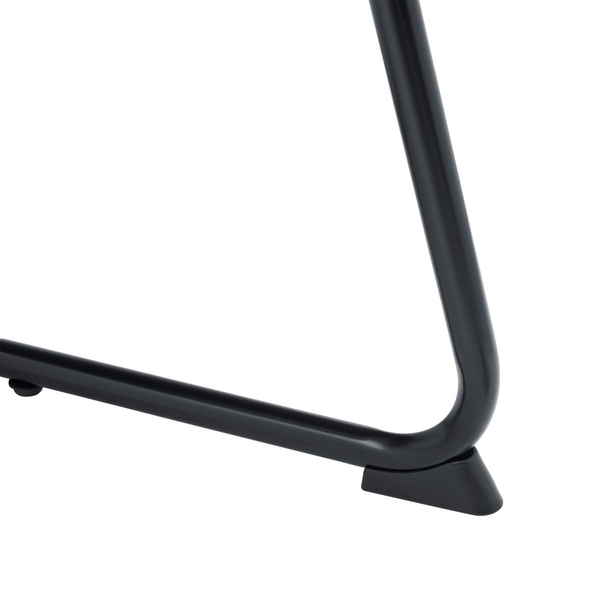 KONFERENČNÍ STOLEK MICA - černá, Moderní, kov/kompozitní dřevo (55/55/46cm) - Mömax