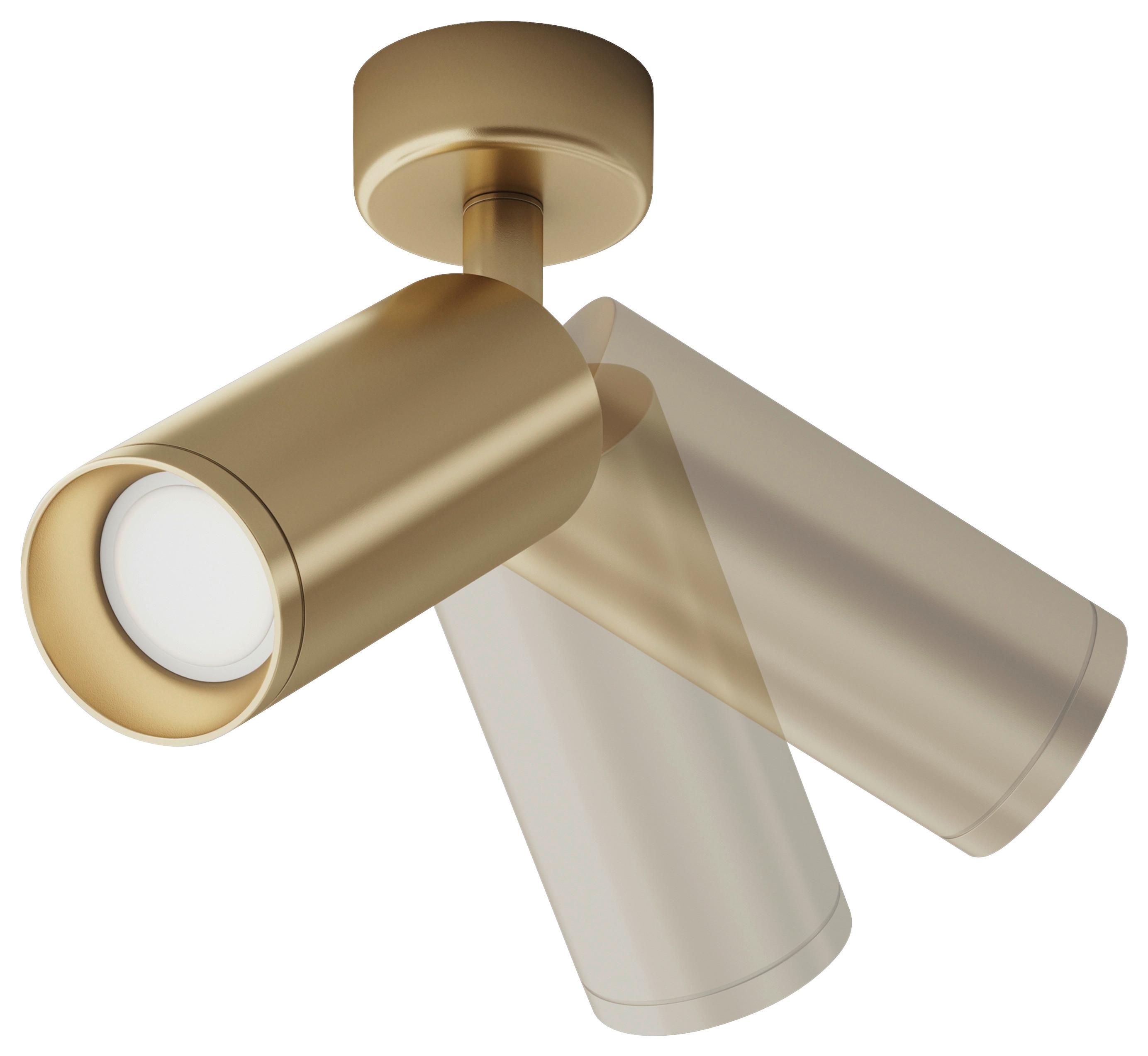 Deckenleuchte Focus - Goldfarben, Basics, Metall (6/19,5/13cm) - MAYTONI