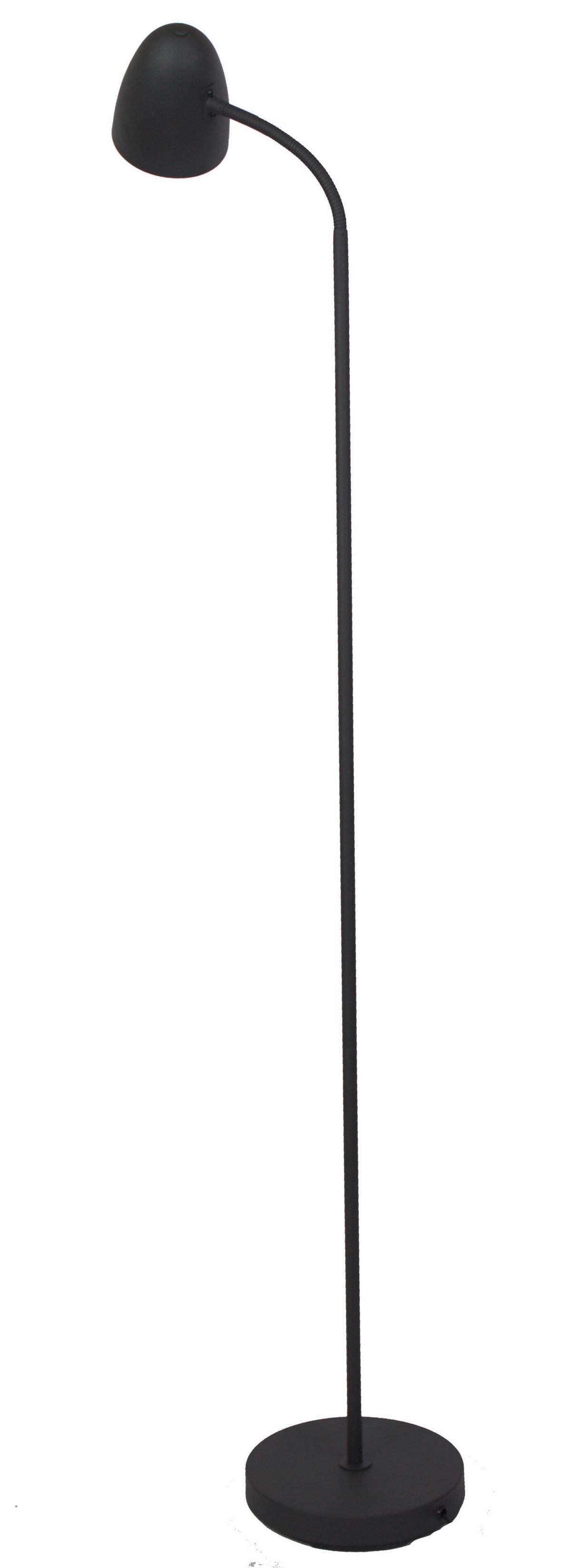 Stehleuchte 40870108 Jason - Schwarz, Design, Metall (20/37/140cm) - Globo
