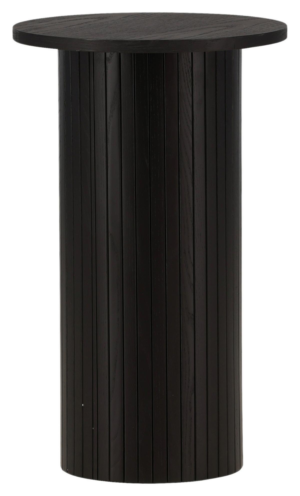 Beistelltisch Bianca - Schwarz, Design, Holzwerkstoff (40/40/65cm) - Livetastic