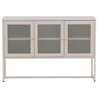 Sideboard Malla - Beige, Design, Metall (120/80/40cm) - Livetastic