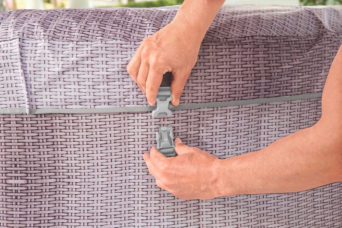 Felfújható Jakuzzi Lay-Z-Spa Kb. 180/66cm - szürke, Modern, műanyag (180/66cm) - Bestway