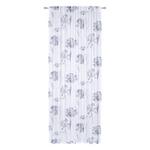 Fertigvorhang Maddie - Weiß/Grau, ROMANTIK / LANDHAUS, Textil (135/245cm) - James Wood