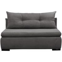 Schlafsofa mit Bettkasten Yellow B: 154 cm Cord Grau - Schwarz/Grau, Design, Textil (154/93/85cm) - MID.YOU