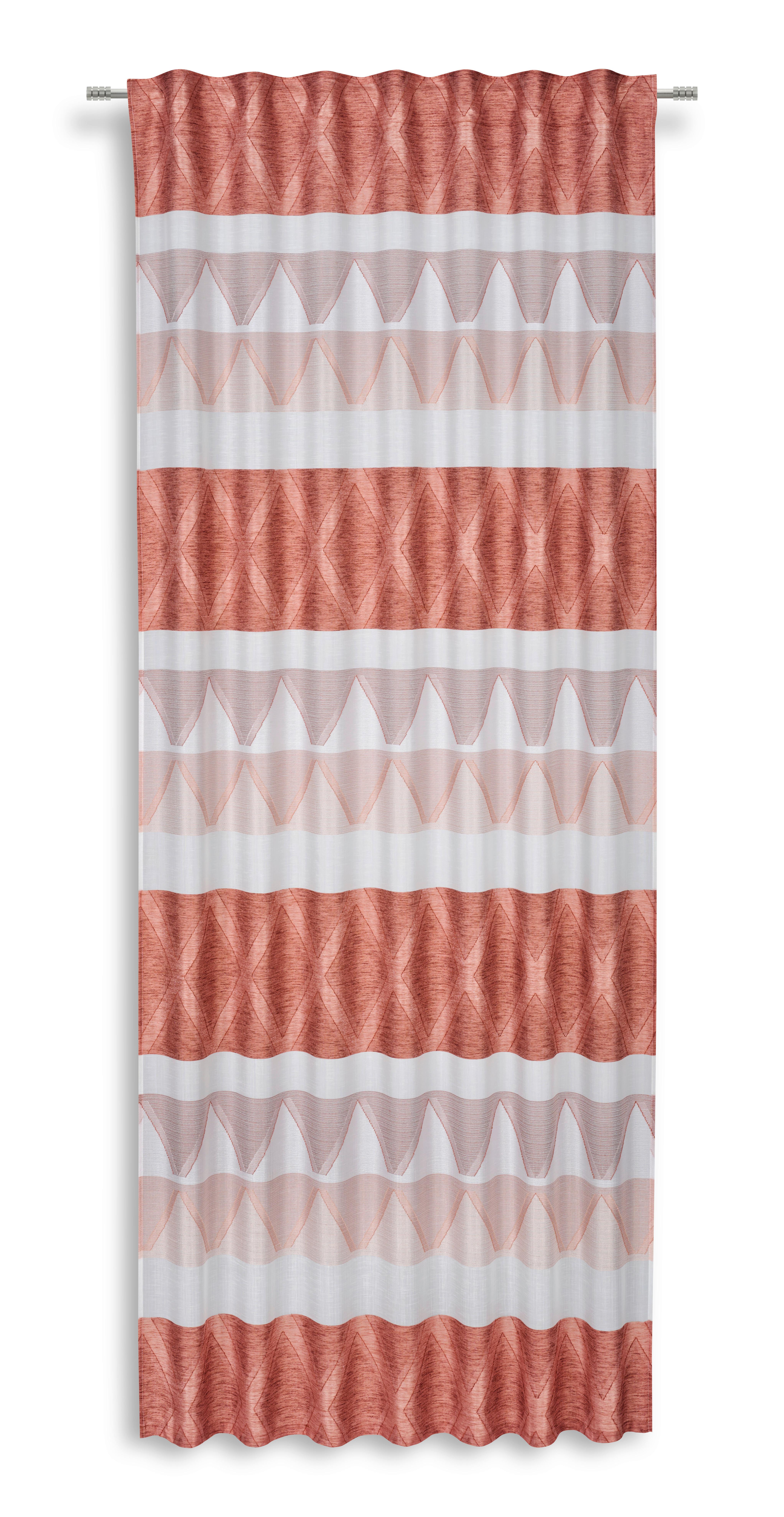 Készfüggöny Arabella Kb. 140/245cm - narancs, Modern, textil (140/245cm) - Luca Bessoni
