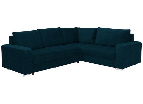 Wohnlandschaft In L-Form Giovanni 277x217cm - Türkis/Chromfarben, MODERN, Holz/Textil (277/217cm) - Ombra Wohnlandschaft In L-Form Giovanni 277x217cm - Türkis/Chromfarben, MODERN, Holz/Textil (277/217cm) - Ombra