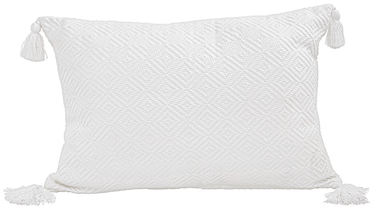 DEKORAČNÍ POLŠTÁŘ FRIEDA, 40/60 cm, bílá - bílá, Moderní (40/60cm) - Modern Living
