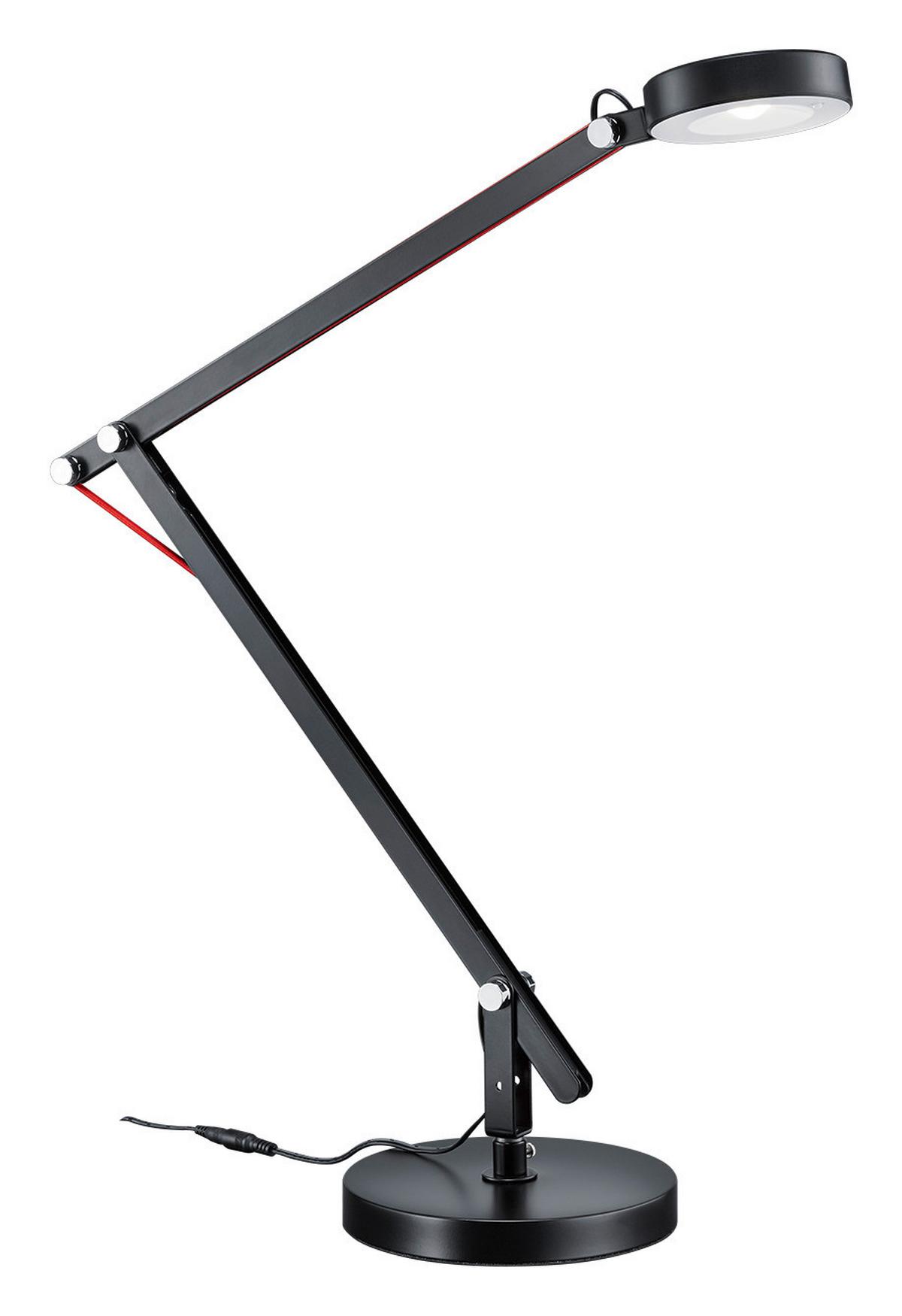 Led-schreibtischlampe Amsterdam Schwarz - Schwarz, Design, Metall (18cm) - Trio Leuchten