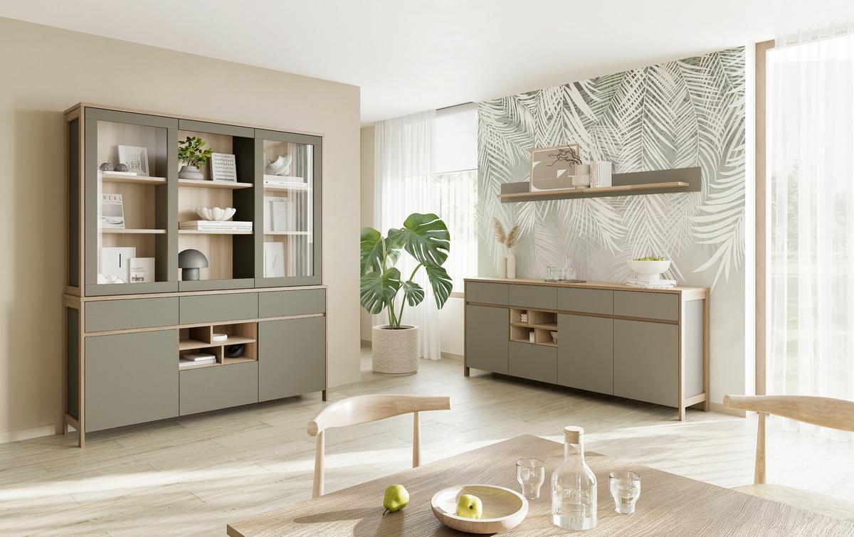 Wandboard Stranda Eukalyptus/Holzfarben B: 180cm - Eukalyptusholzfarben, Design, Holzwerkstoff (180/17/17cm) - MID.YOU