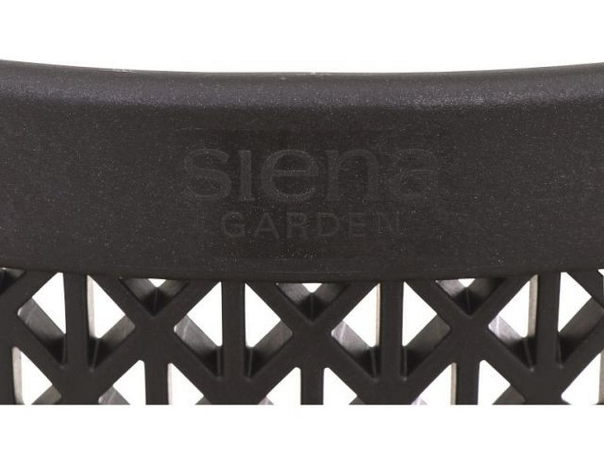 Gartenstuhl-set 4er Pkg. Anthrazit - Anthrazit, Basics, Kunststoff (60/81/50cm) - Siena Garden