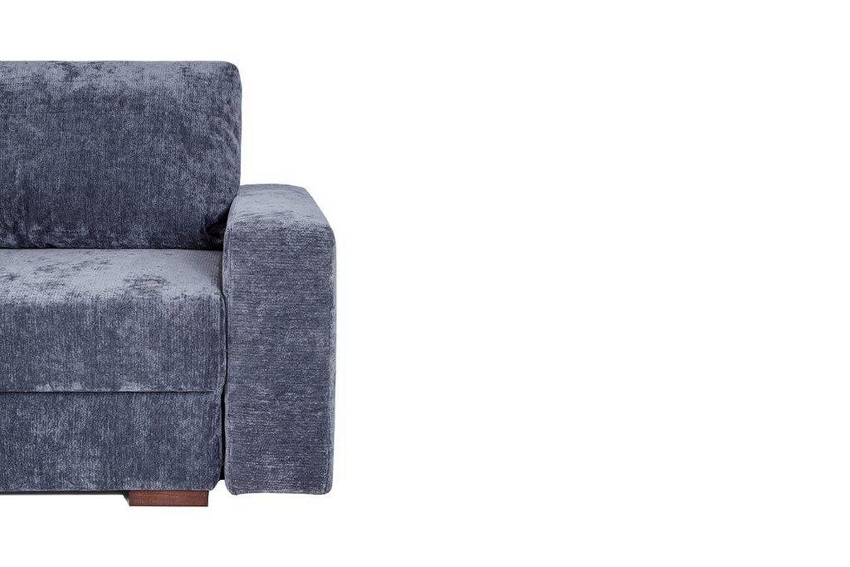 Kanapéágy Tempo - sötétszürke, Basics (242/85/96cm)