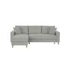 Ecksofa Bergen Dunkelgrau S: 257 Cm - Dunkelgrau, Design, Textil (257/159cm) - MID.YOU