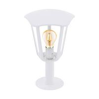 Stehleuchte Monreale Weiß/ Transparent - Transparent/Weiß, Basics, Kunststoff/Metall (23/33,5cm) - Eglo