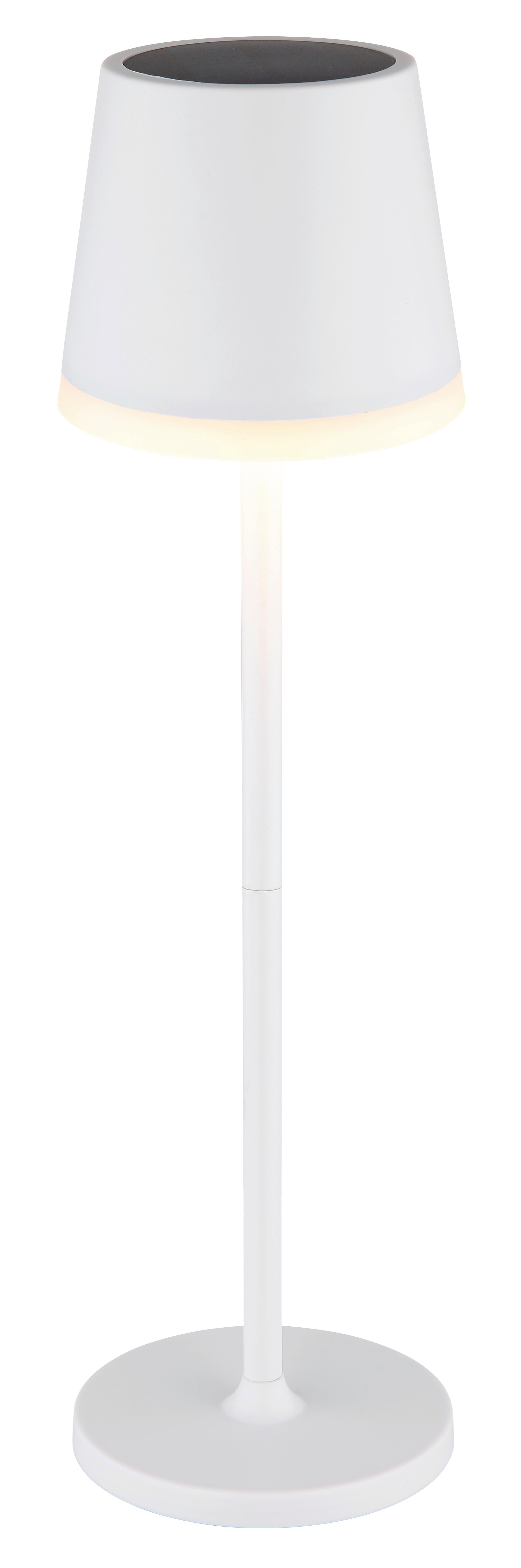 Solarleuchte 36637w - Schwarz/Weiß, Design, Kunststoff/Metall (11/26-41cm) - Globo