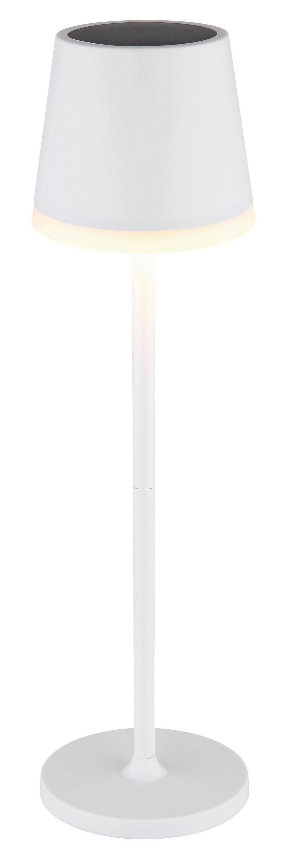 Solarleuchte 36637w - Schwarz/Weiß, Design, Kunststoff/Metall (11/26-41cm) - Globo