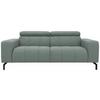 2-sitzer-sofa Cunelli Türkis Webstoff - Schwarz/Hellblau, Design, Textil (208/79/104cm) - MID.YOU