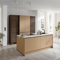 EINBAUKÜCHE IP 2200 - Eichefarben/Gelb, MODERN, Holzwerkstoff (226,4cm) - Impuls