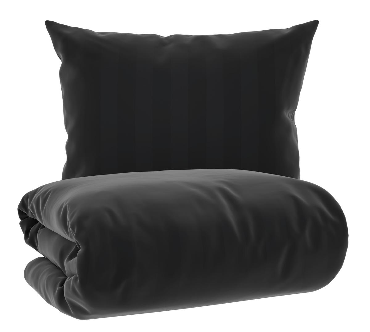 POSTEĽNÁ BIELIZEŇ XENIA STREIF - čierna, Modern, textil (140/200cm) - Premium Living