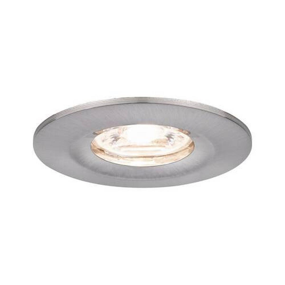 LED-Deckenleuchte Ø 6,5 cm Alufarben Rund - Alufarben, Basics, Metall (6,5cm) - Paulmann