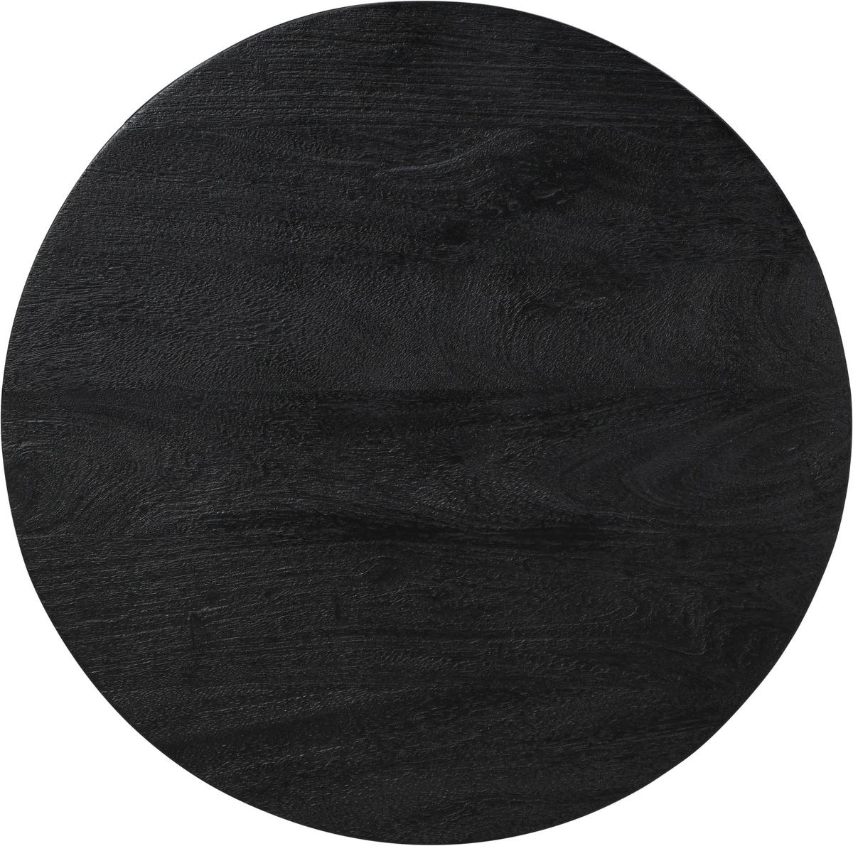Konferenční stolek SEGOVIA 50 - černá, Moderní, kov/dřevo (50/45cm) - Mömax