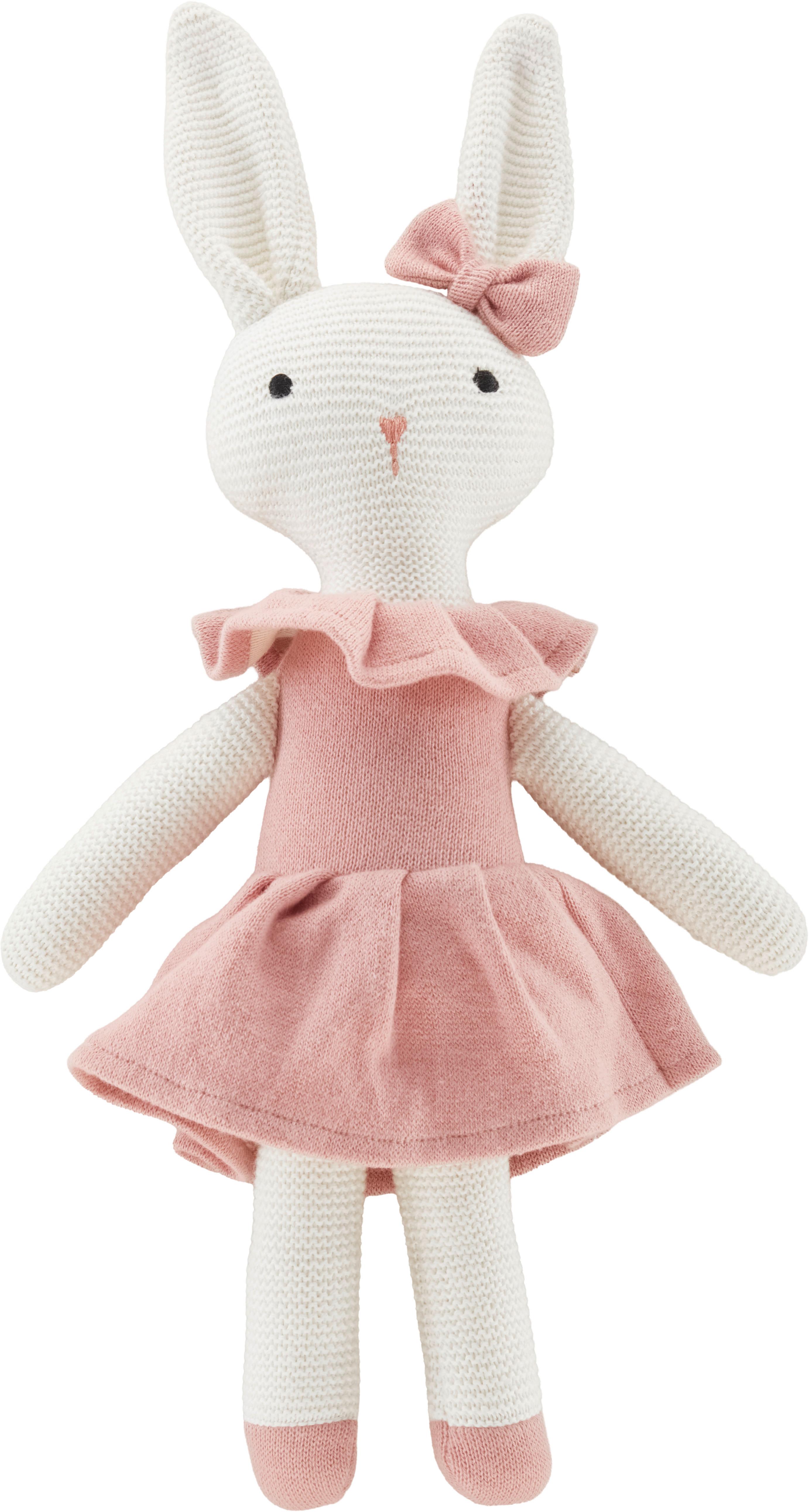 Kuscheltier Sweety - Rosa/Weiß, Textil (12/35cm) - BUNINO