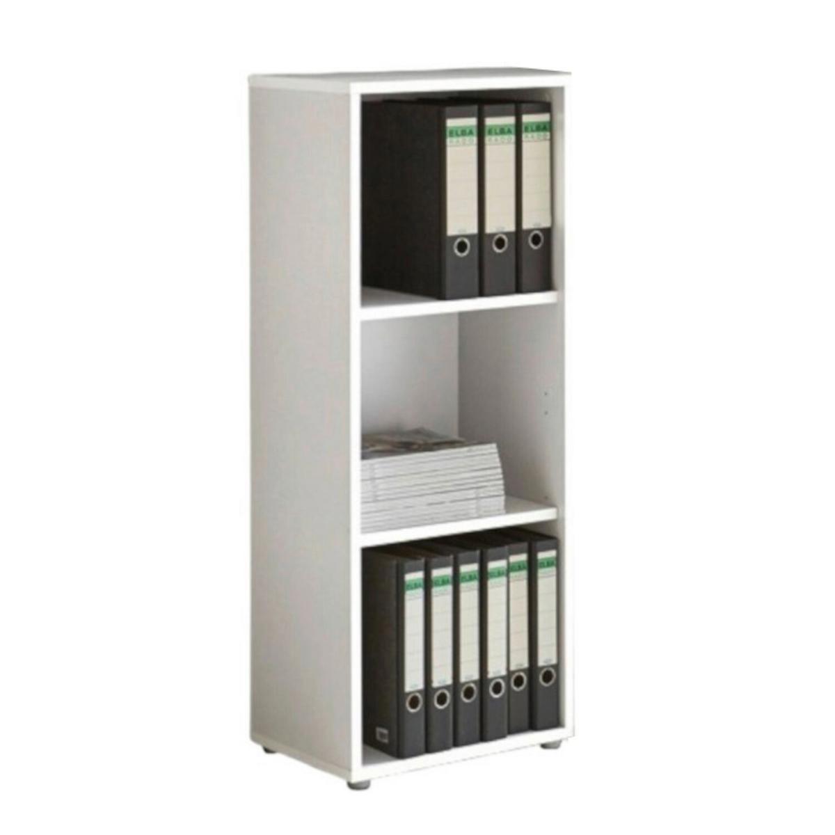 Aktenschrank Office Edition Weiß/weiß Hochglanz B: 172,6cm - Weiß Hochglanz/Weiß, MODERN, Holzwerkstoff (172,6/113,6/33cm) - MID.YOU