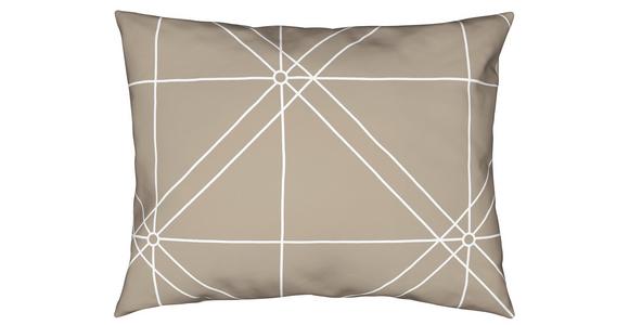 Satin Beettwäsche 140x200 cm Chalene Baumwolle Taupe - Taupe, ROMANTIK / LANDHAUS, Textil (140/200cm) - James Wood