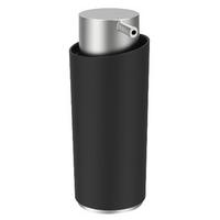 Dávkovač mydla Chris - čierna, Modern, kov/plast (7,6/15,9/6cm) - Mömax