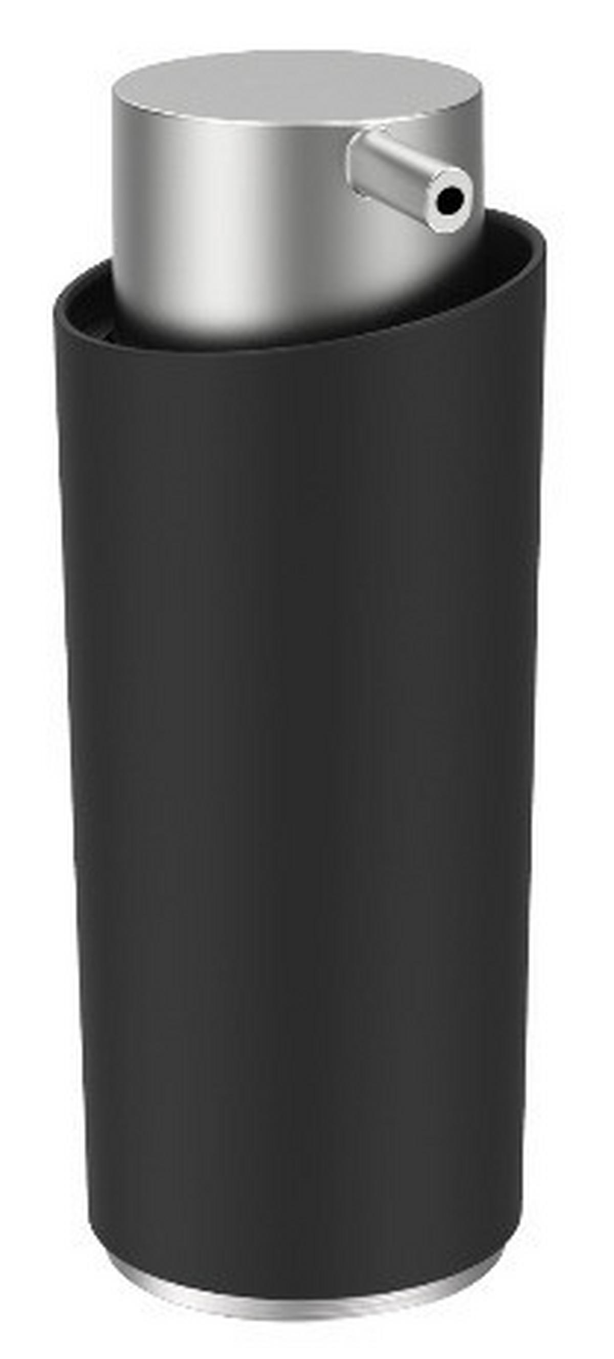 Dávkovač mydla Chris - čierna, Modern, kov/plast (7,6/15,9/6cm) - Mömax