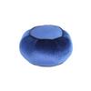 Pouf Taj Mahal Dxh: 65x35 Cm Samt Blau Mit Reißverschluss - Blau, MODERN, Textil (65/35/65cm) - Kayoom