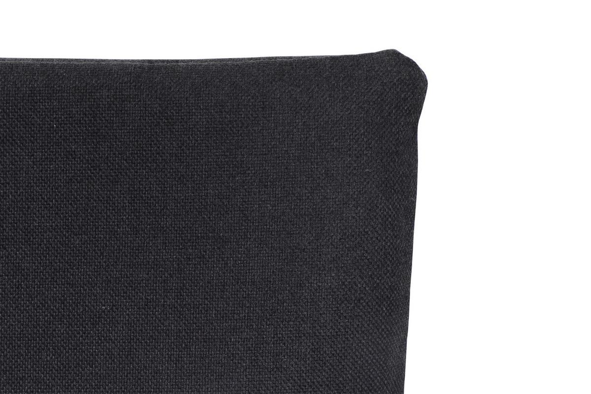 Schaukelliege Metall/Kunststoff/Textil - Schwarz, KONVENTIONELL, Kunststoff/Textil (57/81/143cm) - Siena Garden