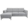 Ecksofa Looks Vii - Silberfarben/Schwarz, Design, Textil (214/146cm) - LOOKS by W.Joop