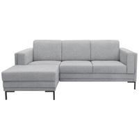 Ecksofa Looks Vii - Silberfarben/Schwarz, Design, Textil (214/146cm) - LOOKS by W.Joop