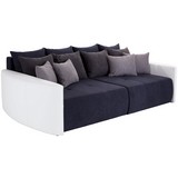 Bigsofa Havanna B: 292 cm - Dunkelgrau/Anthrazit, MODERN, Holz/Textil (292/87/141cm) - Luca Bessoni